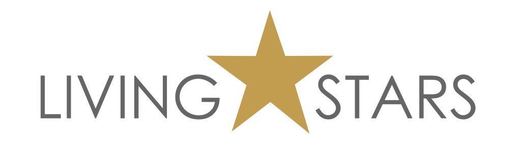 livinstars logo 2023 grau gold
